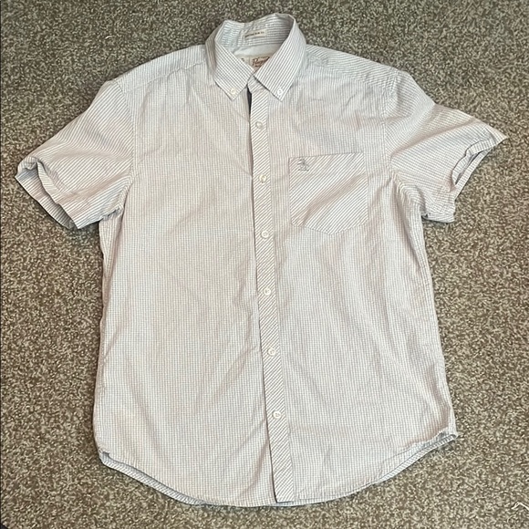 Penguin Men’s Gingham Short Sleeve Button Down Shirt - Picture 1 of 4
